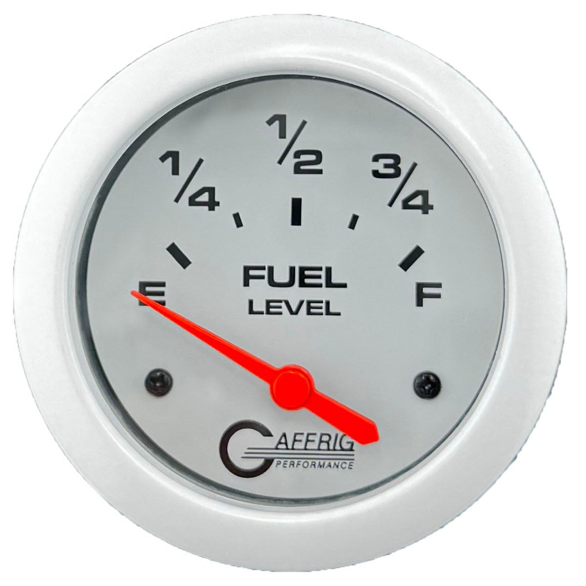 GAFFRIG RACING SERIES 7 GAUGE PACKAGE - 4 5/8 INCH & 2 5/8 INCH - WHITE
