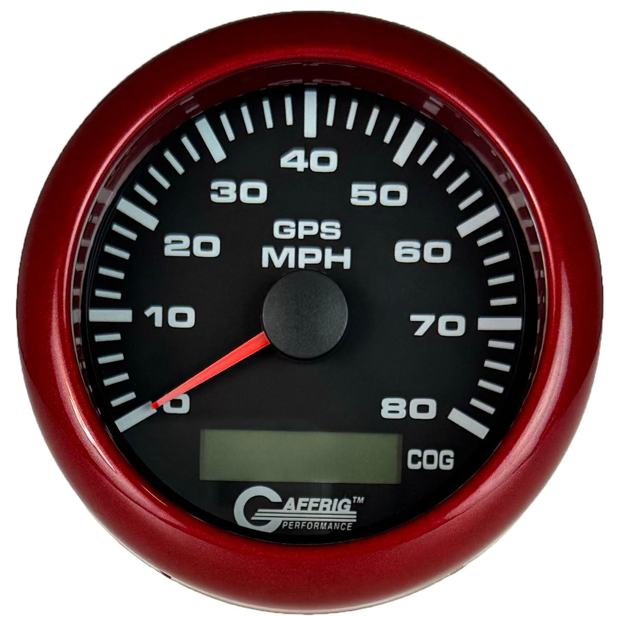 GAFFRIG 3 3/8 INCH GPS ANALOG SPEEDOMETER KIT - BLACK - 80 MPH, 120 MPH, 160 MPH