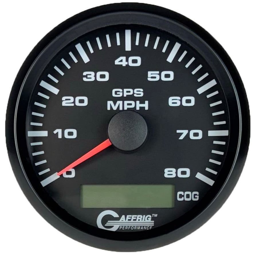GAFFRIG RACING SERIES 7 GAUGE PACKAGE - 3 3/8 INCH & 2 INCH - BLACK