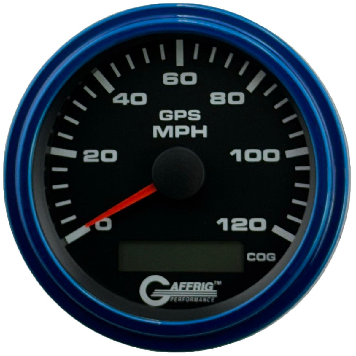 GAFFRIG 3 3/8 INCH GPS ANALOG SPEEDOMETER KIT - BLACK - 80 MPH, 120 MPH, 160 MPH