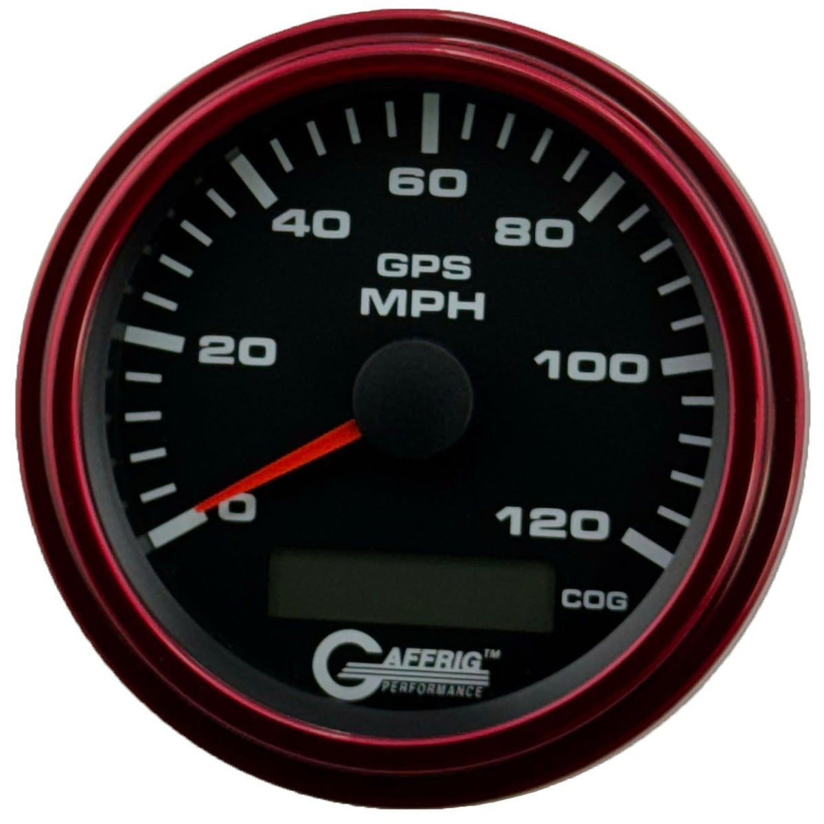 GAFFRIG 3 3/8 INCH GPS ANALOG SPEEDOMETER KIT - BLACK - 80 MPH, 120 MPH, 160 MPH
