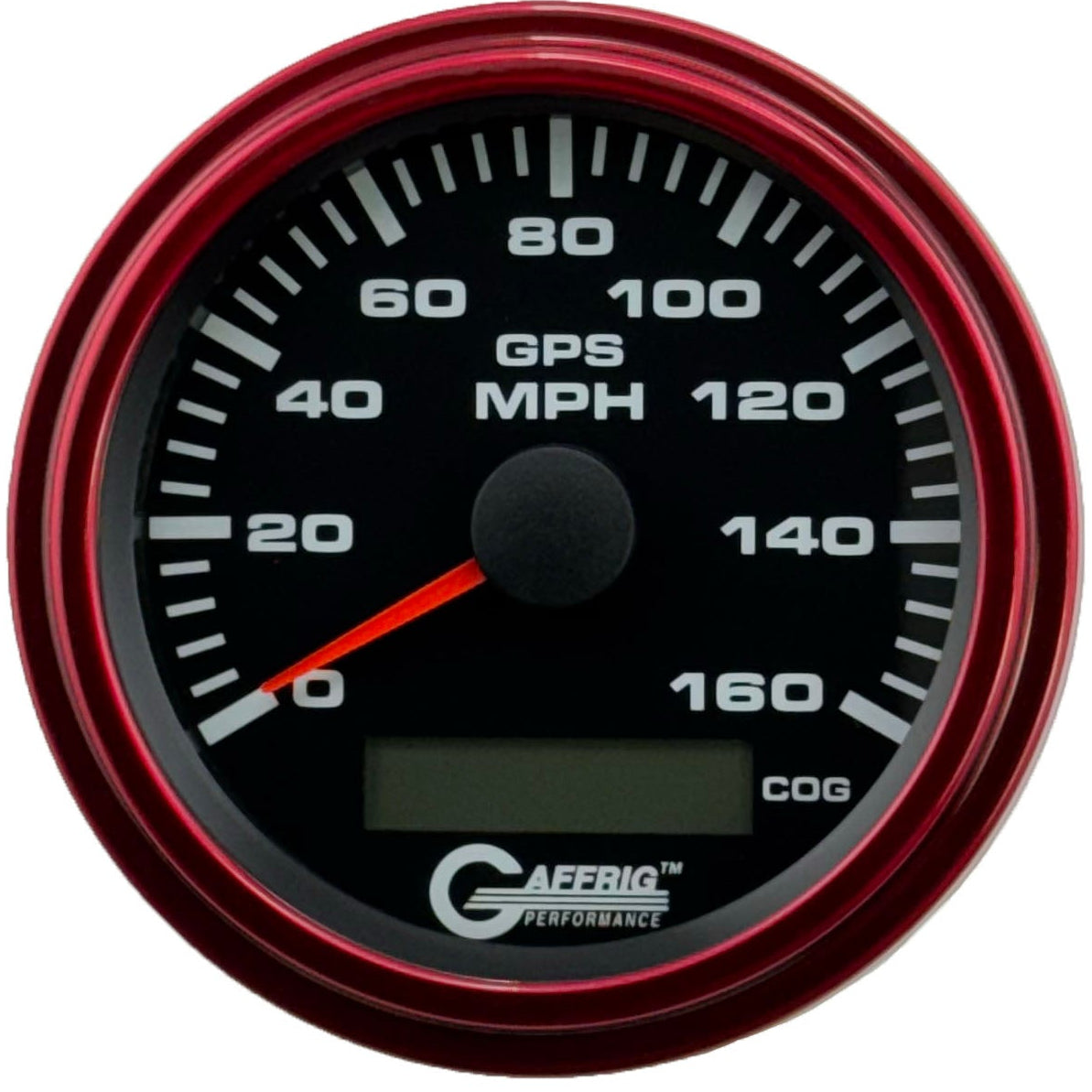 GAFFRIG 3 3/8 INCH GPS ANALOG SPEEDOMETER KIT - BLACK - 80 MPH, 120 MPH, 160 MPH
