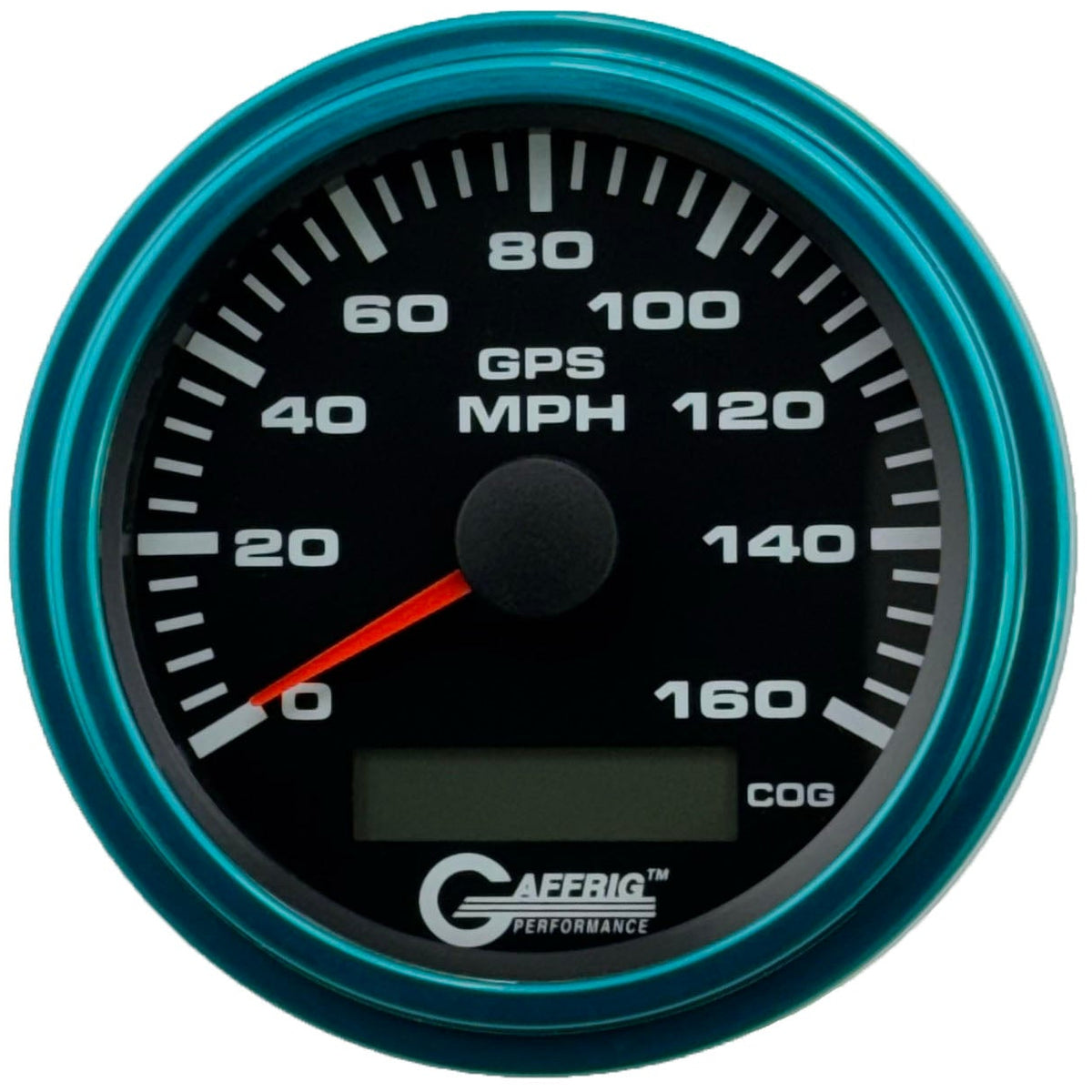 GAFFRIG 3 3/8 INCH GPS ANALOG SPEEDOMETER KIT - BLACK - 80 MPH, 120 MPH, 160 MPH