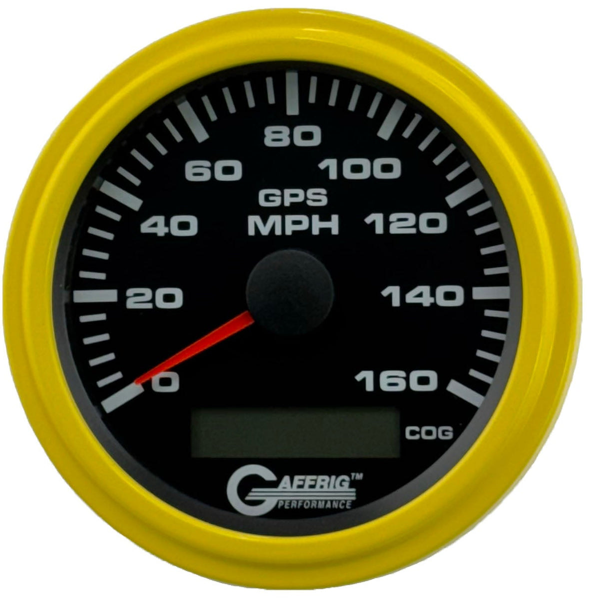 GAFFRIG 3 3/8 INCH GPS ANALOG SPEEDOMETER KIT - BLACK - 80 MPH, 120 MPH, 160 MPH