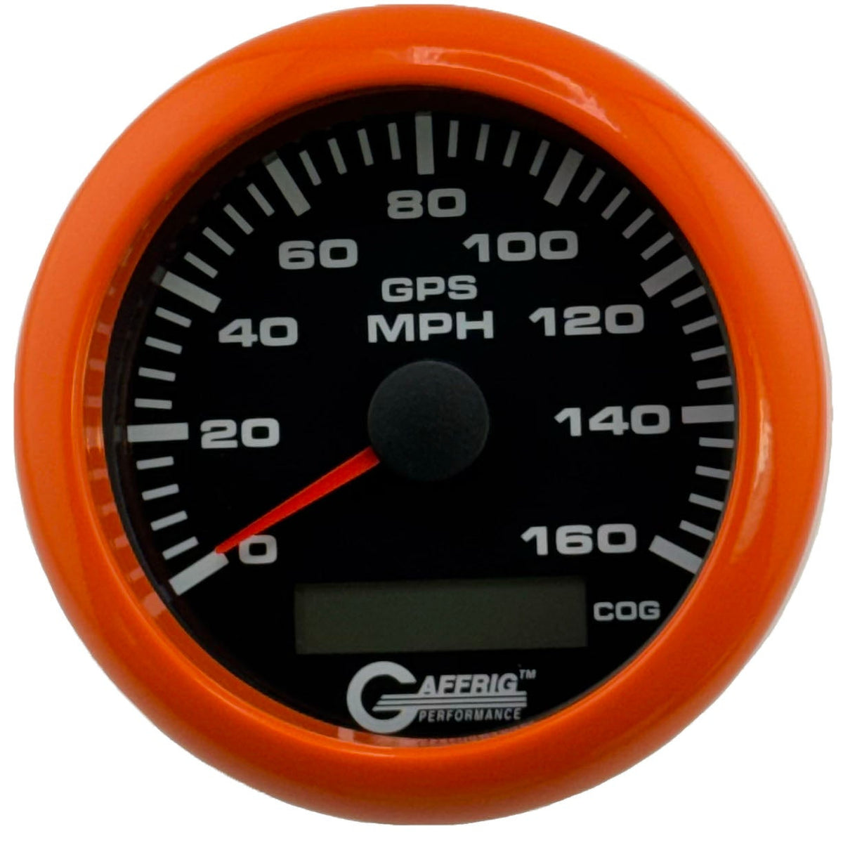 GAFFRIG 3 3/8 INCH GPS ANALOG SPEEDOMETER KIT - BLACK - 80 MPH, 120 MPH, 160 MPH