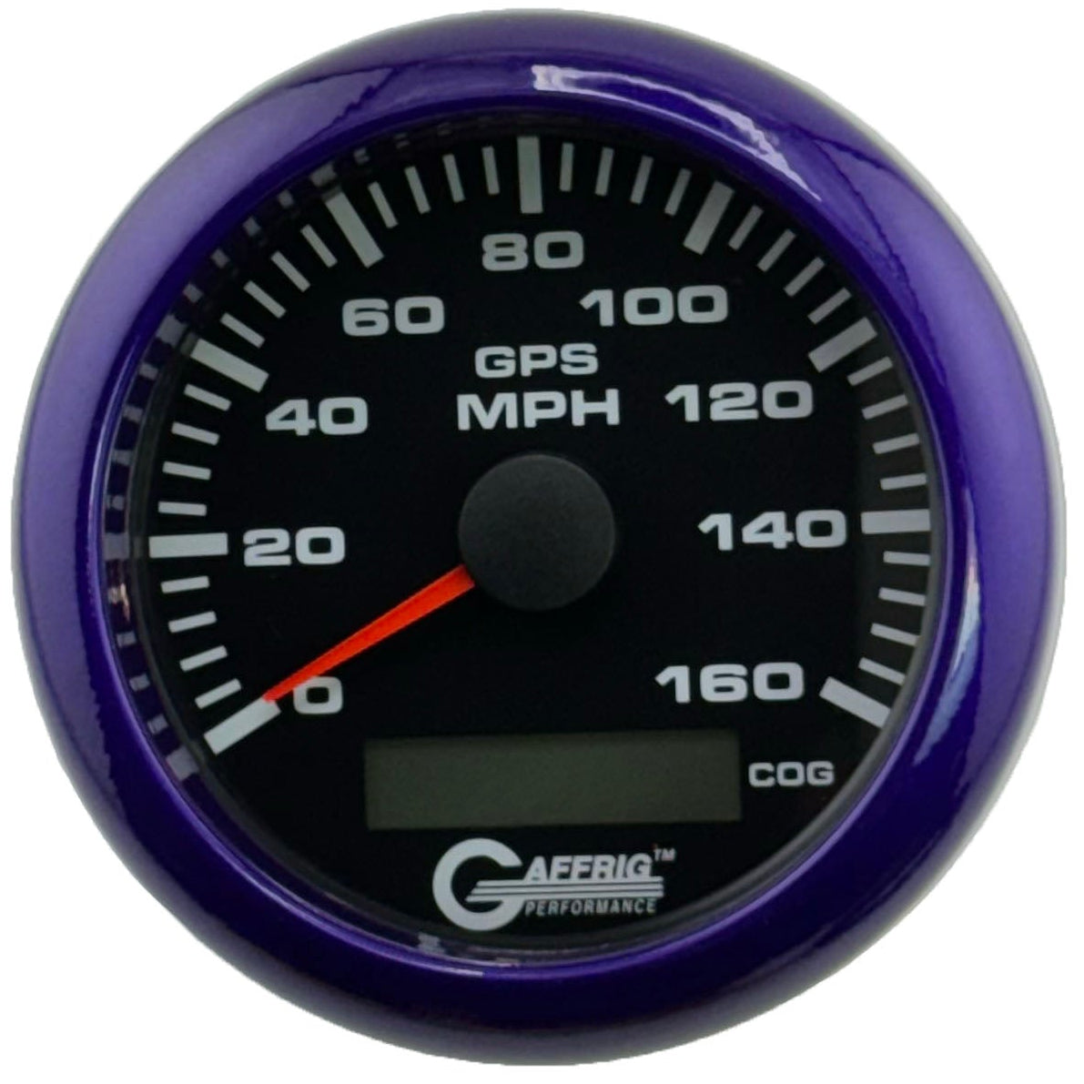GAFFRIG 3 3/8 INCH GPS ANALOG SPEEDOMETER KIT - BLACK - 80 MPH, 120 MPH, 160 MPH