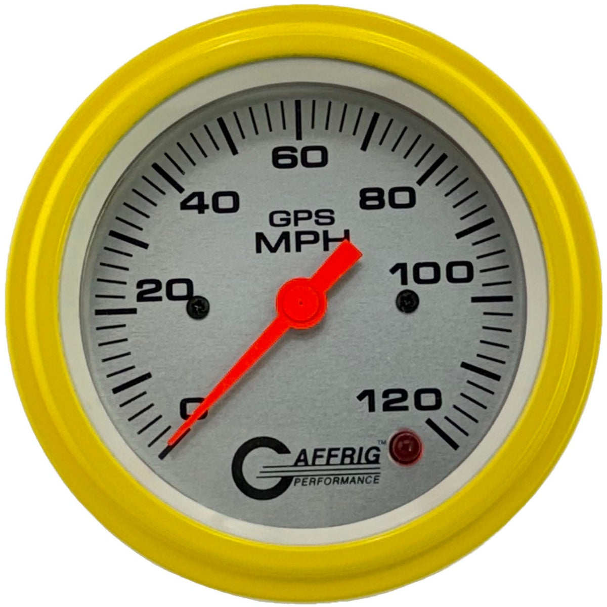 GAFFRIG 3 3/8 INCH GPS SPEEDOMETER KIT - PLATINUM - 90 MPH, 120 MPH, 180 MPH