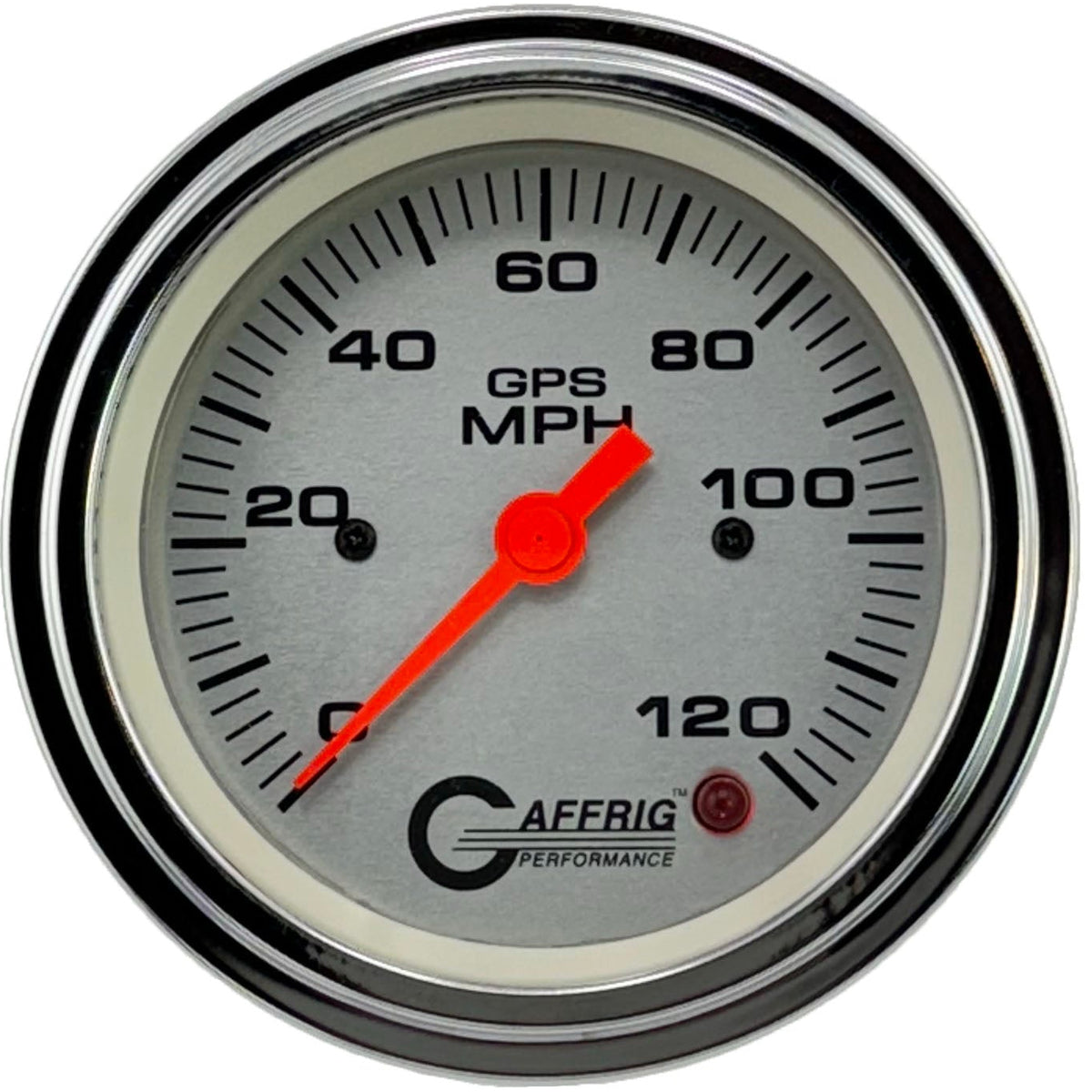 GAFFRIG 3 3/8 INCH GPS SPEEDOMETER KIT - PLATINUM - 90 MPH, 120 MPH, 180 MPH