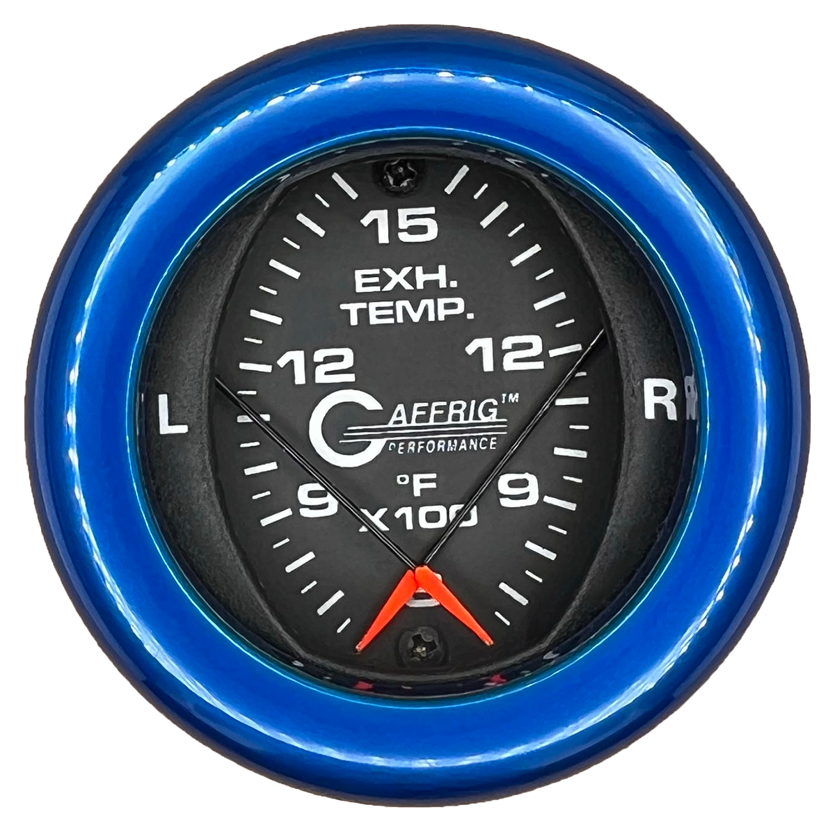 GAFFRIG 2 INCH MECHANICAL DIAL PYROMETER 600-1600 F FAT RIM (218) / BLUE / BLACK