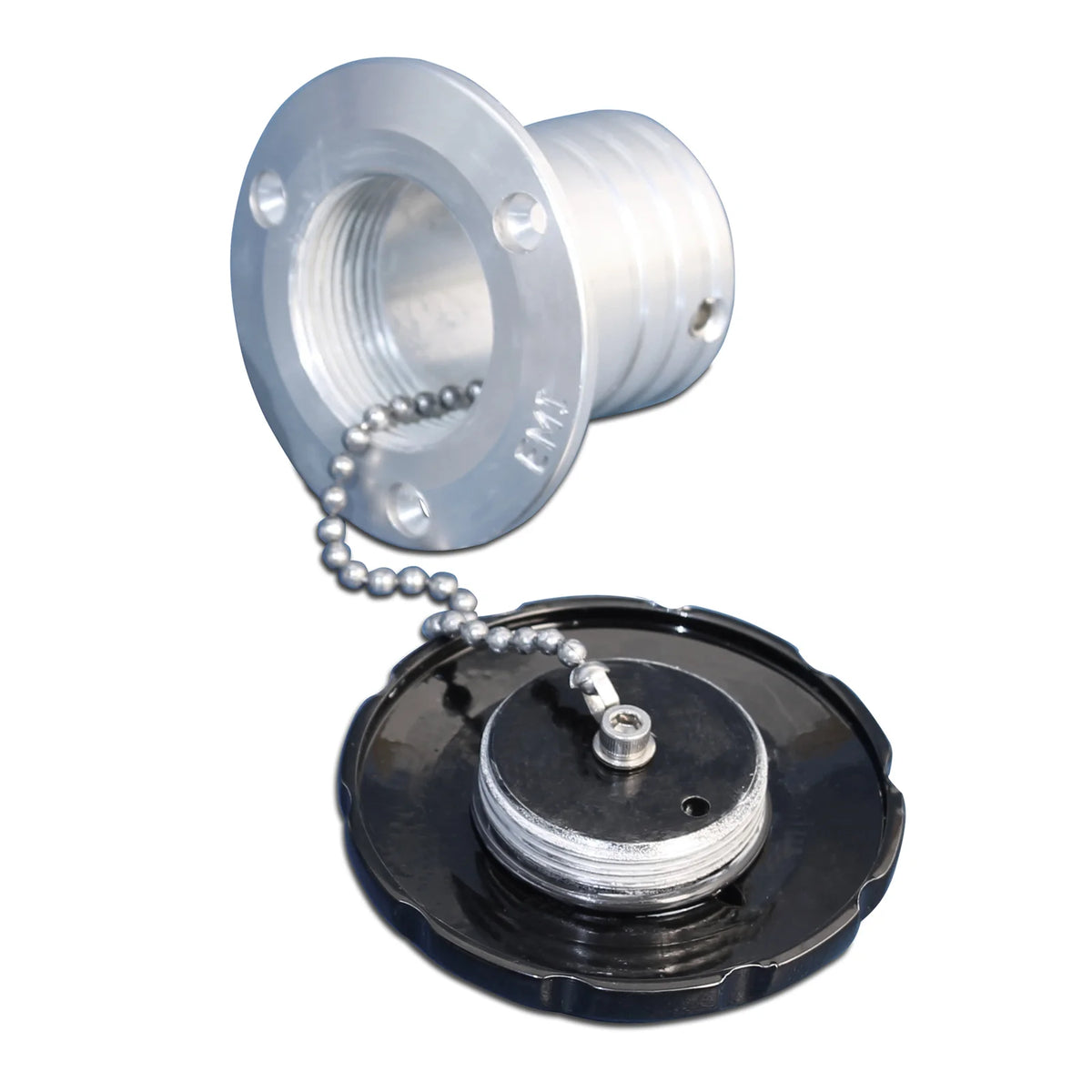 EDDIE MARINE BILLET FLUSH MOUNT DECK GAS FILL - NON VENTED 2 INCH HOSE