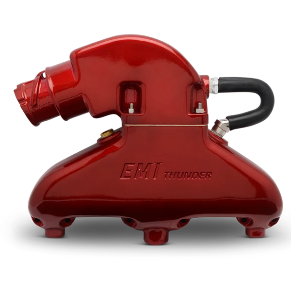 EDDIE MARINE EMI THUNDER EXHAUST SYSTEM - SB CHEVY WITH STANDARD ALUMINUM RISER