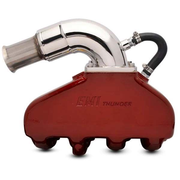 EDDIE MARINE EMI THUNDER EXHAUST SYSTEM - BB CHEVY WITH SS SILENT CHOICE RISER