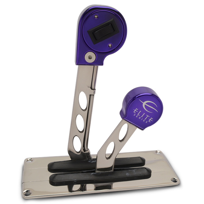 EDDIE MARINE ELITE CONTROL WITH SWITCH - 2 HANDLE - CANTED