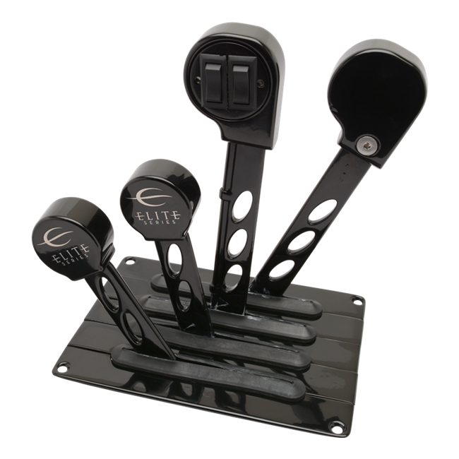 EDDIE MARINE ELITE CONTROL WITH SWITCH - 4 HANDLE - STRAIGHT