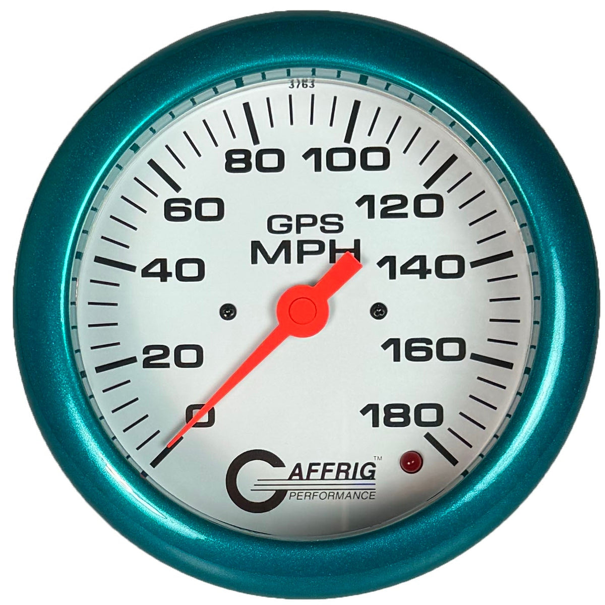 GAFFRIG 4 5/8 INCH GPS ANALOG SPEEDOMETER KIT - WHITE - 90 MPH, 120 MPH, 180 MPH