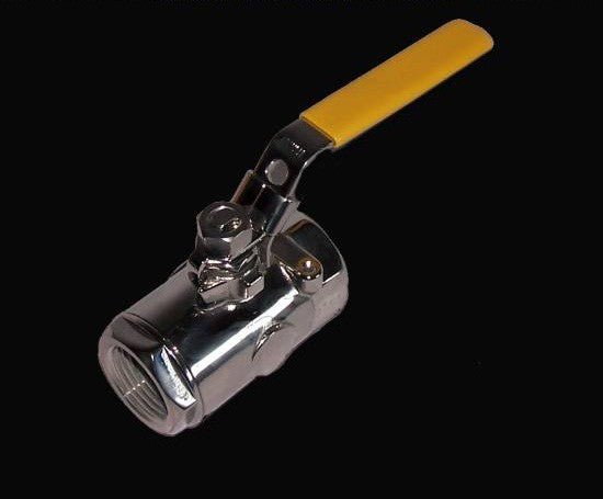 Ball Valve, Polished Stainless 1"