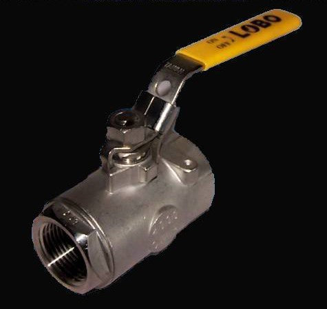 Ball Valve, Stainless Steel 1"