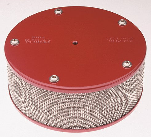 GAFFRIG SINGLE ROUND STAINLESS STEEL FLAME ARRESTOR - HOLLEY/ROCHESTER