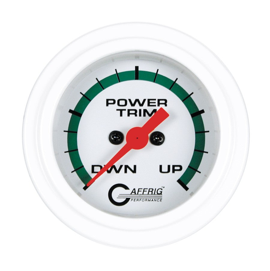 GAFFRIG PART #5052 ELECTRIC TRIM METER MERCURY GAUGE BLACK - 270 SWEEP