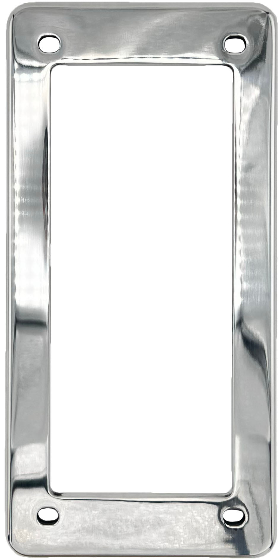 THROTTLE BEZEL FOR 2 HANDLE CONTROL CHROME/POLISHED