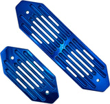 ENGINE VENT PLATE - SMALL POINTED - SINGLE TEAL