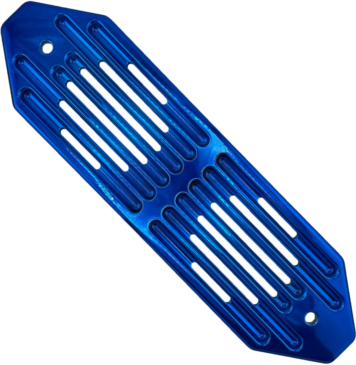 ENGINE VENT - LARGE POINTED - DUAL BLUE