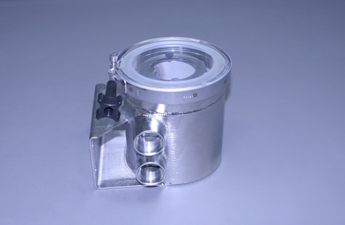 STAINLESS MARINE SHORT SUPER SEA STRAINER WITHOUT PRESSURE RELIEF VALVE