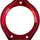 GAFFRIG BEZEL POP UP BOW LIGHT - ROUND RED