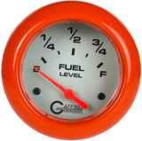 GAFFRIG 2 5/8 INCH EELECTRIC FUEL LEVEL 240-33 OHMS PLATINUM / ORANGE