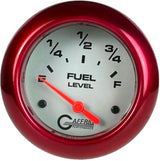 GAFFRIG 2 5/8 INCH EELECTRIC FUEL LEVEL 240-33 OHMS PLATINUM / RED