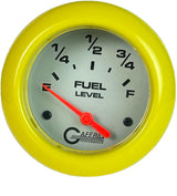 GAFFRIG 2 5/8 INCH EELECTRIC FUEL LEVEL 240-33 OHMS PLATINUM / YELLOW