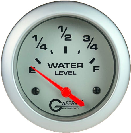 GAFFRIG PART #11009 2 5/8 INCH ELECTRIC WATER LEVEL GAUGE 240-33 OHMS PLATINUM STANDARD (NO FAT RIM) / PLATINUM