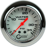 GAFFRIG PART 2 5/8 INCH MECHANICAL WATER PRESSURE 0-35 PSI PLATINUM / CHROME/POLISHED