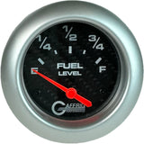 GAFFRIG 2 5/8 INCH EELECTRIC FUEL LEVEL 240-33 OHMS BLACK / PLATINUM