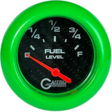 GAFFRIG 2 5/8 INCH EELECTRIC FUEL LEVEL 240-33 OHMS BLACK / LIME GREEN