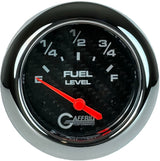 GAFFRIG 2 5/8 INCH EELECTRIC FUEL LEVEL 240-33 OHMS BLACK / CHROME/POLISHED