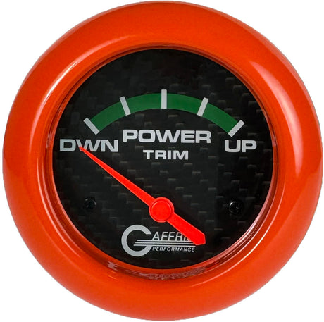 GAFFRIG 2 5/8 INCH ELECTRIC TRIM METER MERCURY BLACK / ORANGE