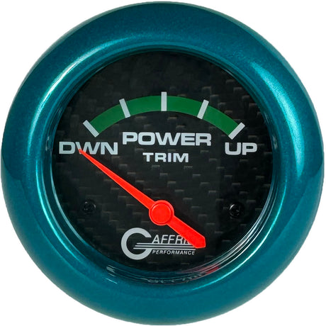 GAFFRIG 2 5/8 INCH ELECTRIC TRIM METER MERCURY BLACK / TEAL