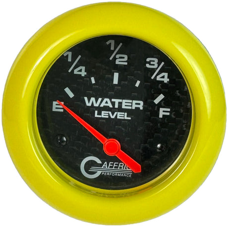 GAFFRIG PART 2 5/8 INCH ELECTRIC WATER LEVEL GAUGE 240-33 OHMS BLACK / YELLOW