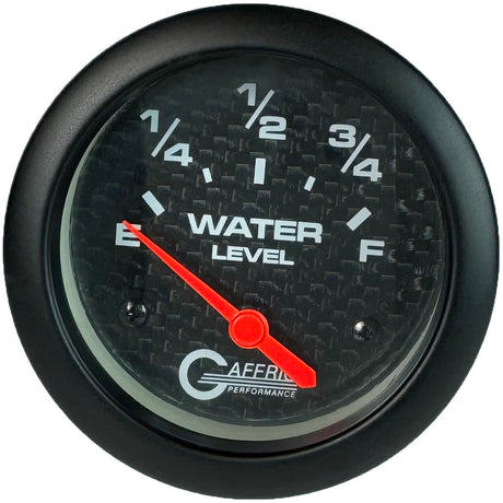 GAFFRIG PART 2 5/8 INCH ELECTRIC WATER LEVEL GAUGE 240-33 OHMS BLACK / NO FAT RIM (STANDARD)