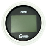 GAFFRIG 3 3/8 INCH DIGITAL GPS GAUGE 999 MPH KIT BLACK / STEP RIM / WHITE