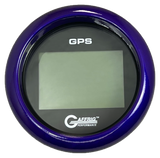 GAFFRIG 3 3/8 INCH DIGITAL GPS GAUGE 999 MPH KIT BLACK / FAT RIM / PURPLE