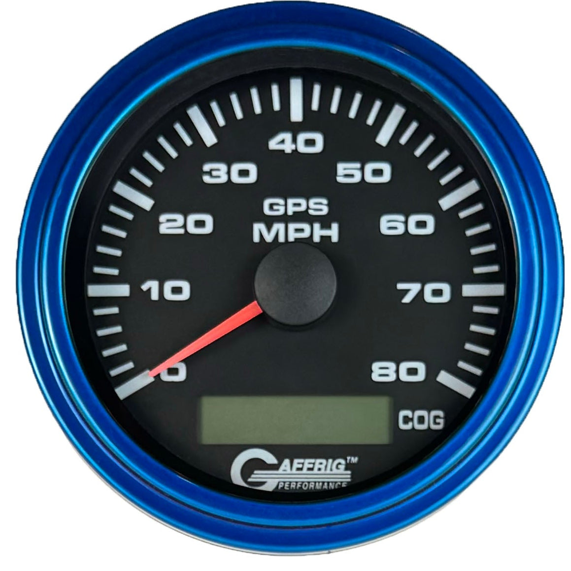 GAFFRIG 3 3/8 INCH GPS ANALOG SPEEDOMETER KIT - BLACK - 80 MPH, 120 MPH, 160 MPH