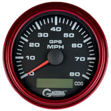 GAFFRIG 3 3/8 INCH GPS ANALOG SPEEDOMETER KIT - BLACK - 80 MPH, 120 MPH, 160 MPH