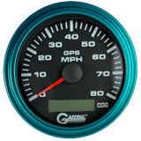 GAFFRIG 3 3/8 INCH GPS ANALOG SPEEDOMETER KIT - BLACK - 80 MPH, 120 MPH, 160 MPH