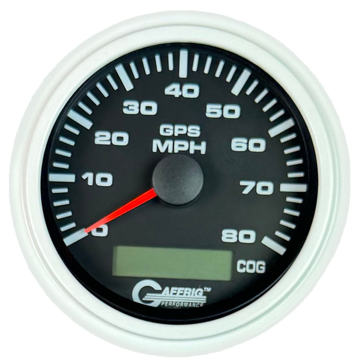 GAFFRIG 3 3/8 INCH GPS ANALOG SPEEDOMETER KIT - BLACK - 80 MPH, 120 MPH, 160 MPH