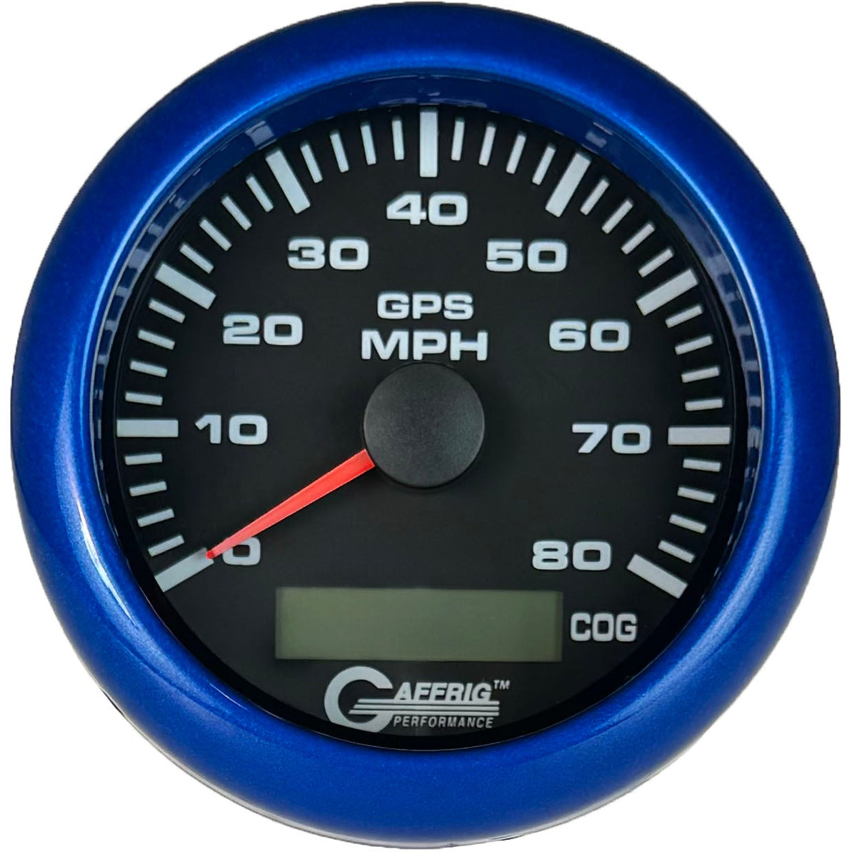 GAFFRIG 3 3/8 INCH GPS ANALOG SPEEDOMETER KIT - BLACK - 80 MPH, 120 MPH, 160 MPH