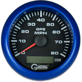 GAFFRIG 3 3/8 INCH GPS ANALOG SPEEDOMETER KIT - BLACK - 80 MPH, 120 MPH, 160 MPH