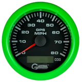 GAFFRIG 3 3/8 INCH GPS ANALOG SPEEDOMETER KIT - BLACK - 80 MPH, 120 MPH, 160 MPH