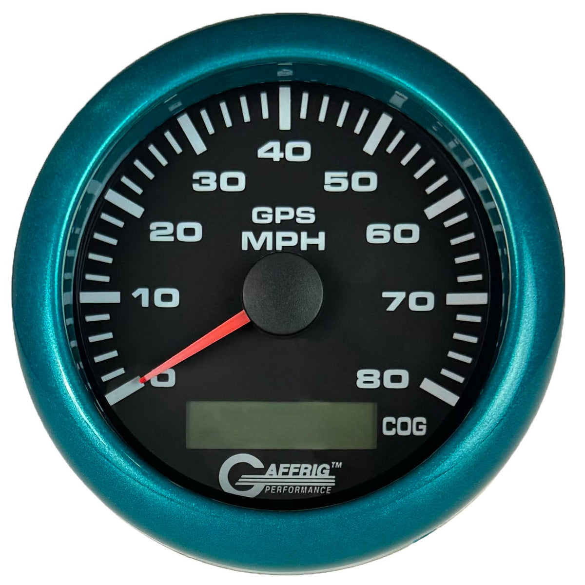 GAFFRIG 3 3/8 INCH GPS ANALOG SPEEDOMETER KIT - BLACK - 80 MPH, 120 MPH, 160 MPH